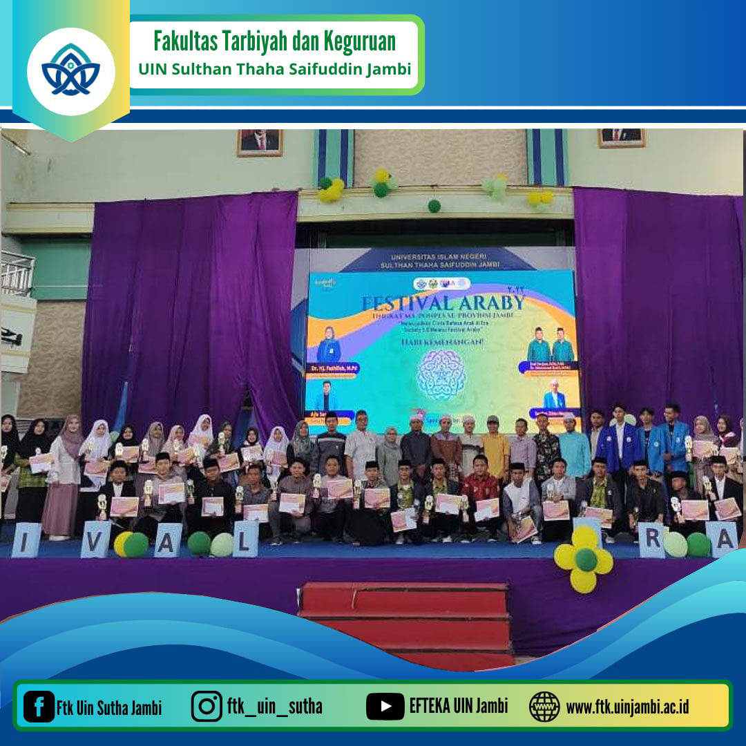 Prodi PBA FTK UIN STS Jambi Sukses Gelar Festival Araby TARBIYAH DAN KEGURUAN