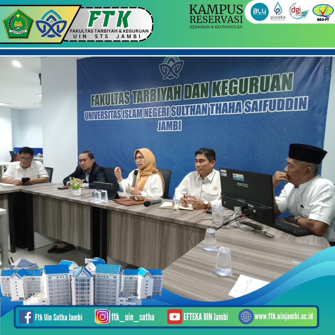 FTK Gelar Rapat Kesiapan Asesmen Lapangan Akreditasi PPG dan Pengukuhan PPG Daljab Batch 1