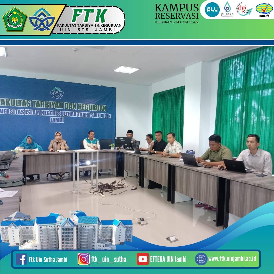 FTK Gelar Rapat Finalisasi Persiapan Asesmen Lapangan Akreditasi PPG