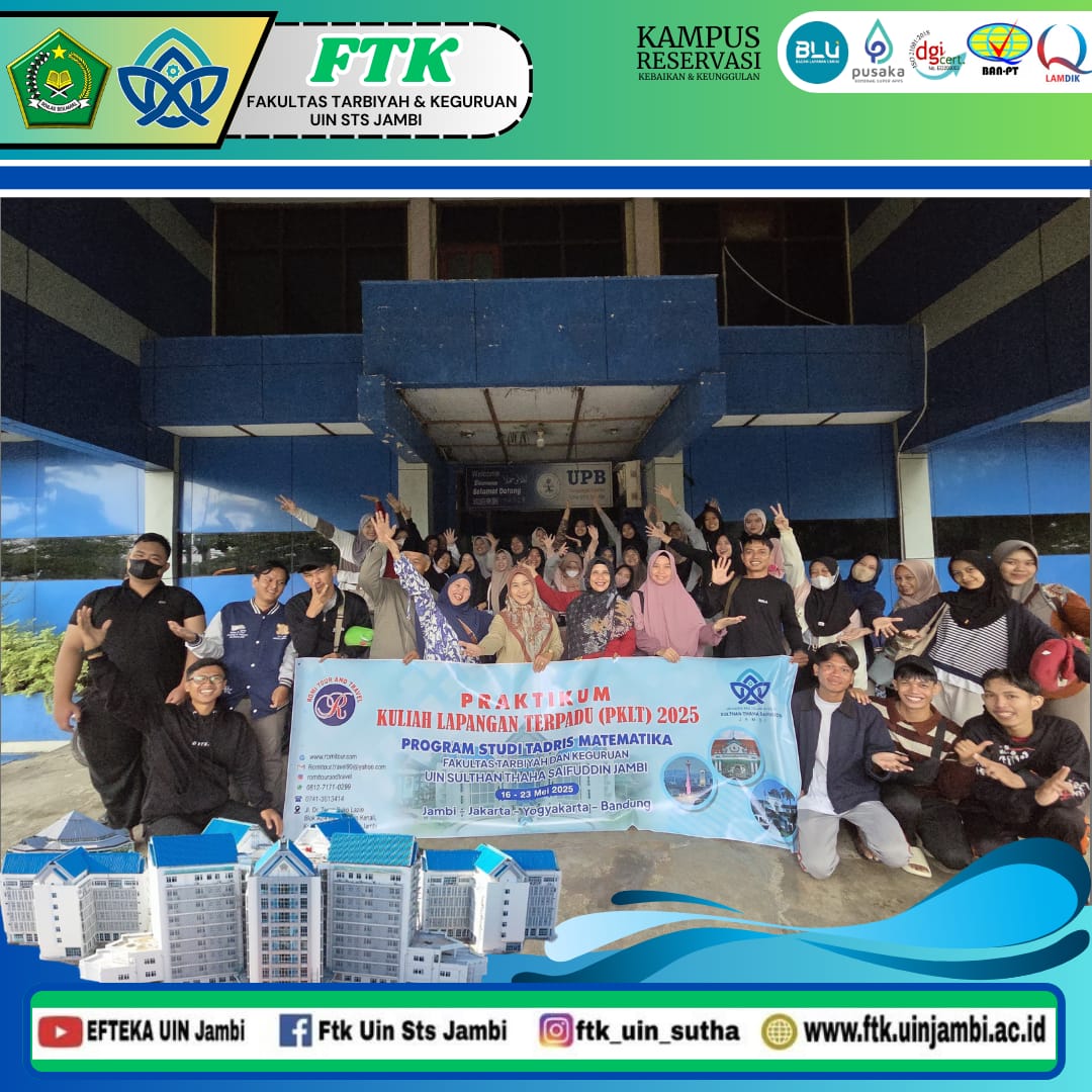 Dekan FTK Lepas Keberangkatan Mahasiswa Tadris Matematika PKLT di BBGP Yogyakarta