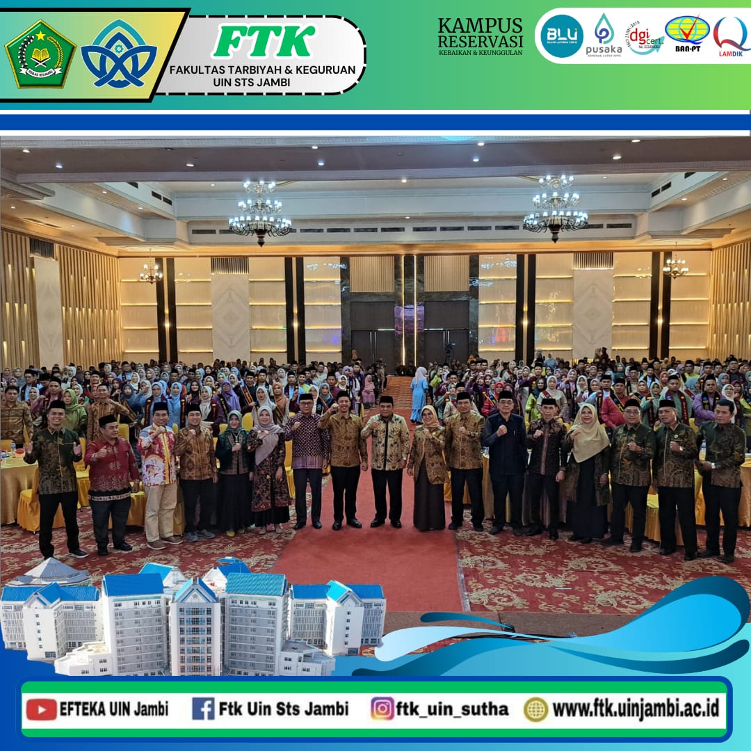 FTK UIN Jambi kukuhkan 298 Guru Profesioanl Dalam PPG Daljab Batch 2