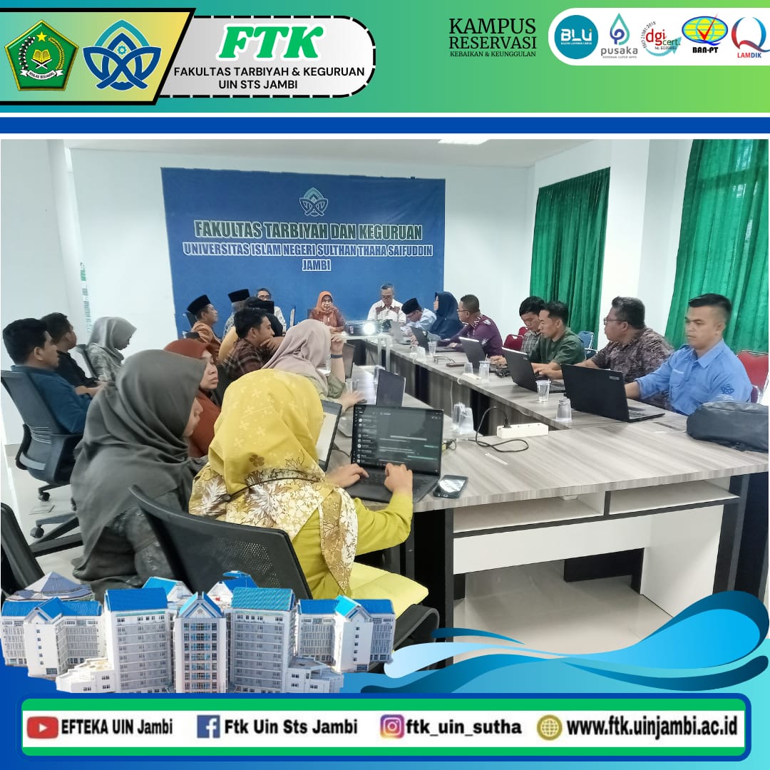 FTK Gelar Rapat Evaluasi Disiplin dan Etika Layanan Administrasi