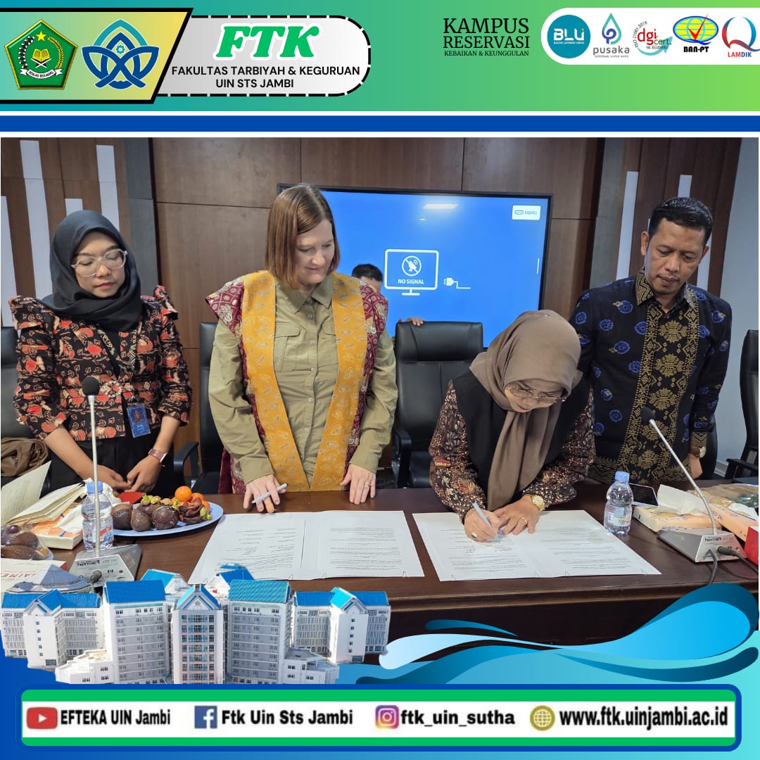 Dekan FTK Tandatangani MoU dengan University of Wyoming Amerika Serikat