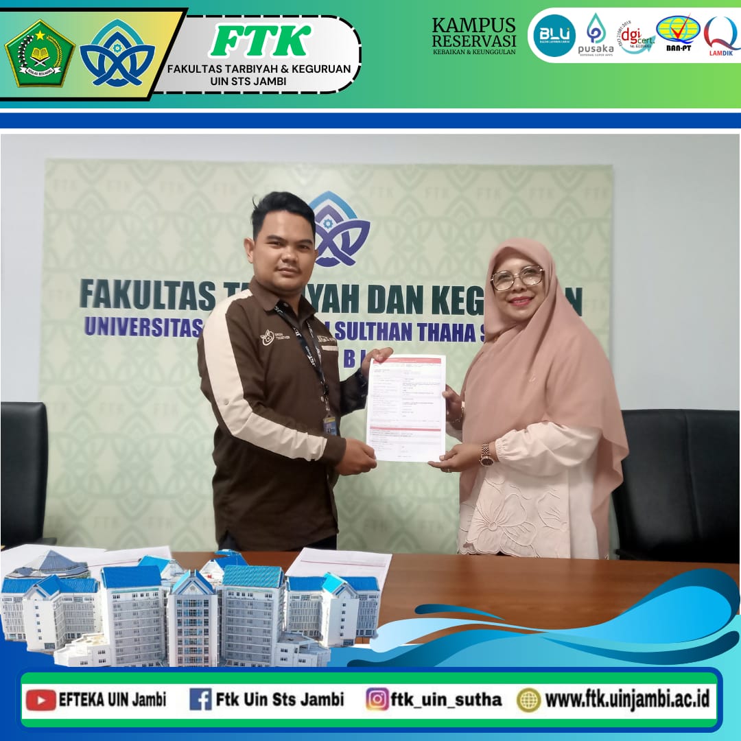 Percepat Distribusi Serdik Nasional, PPG FTK UIN STS Jambi Resmi Kerja Sama dengan J&T