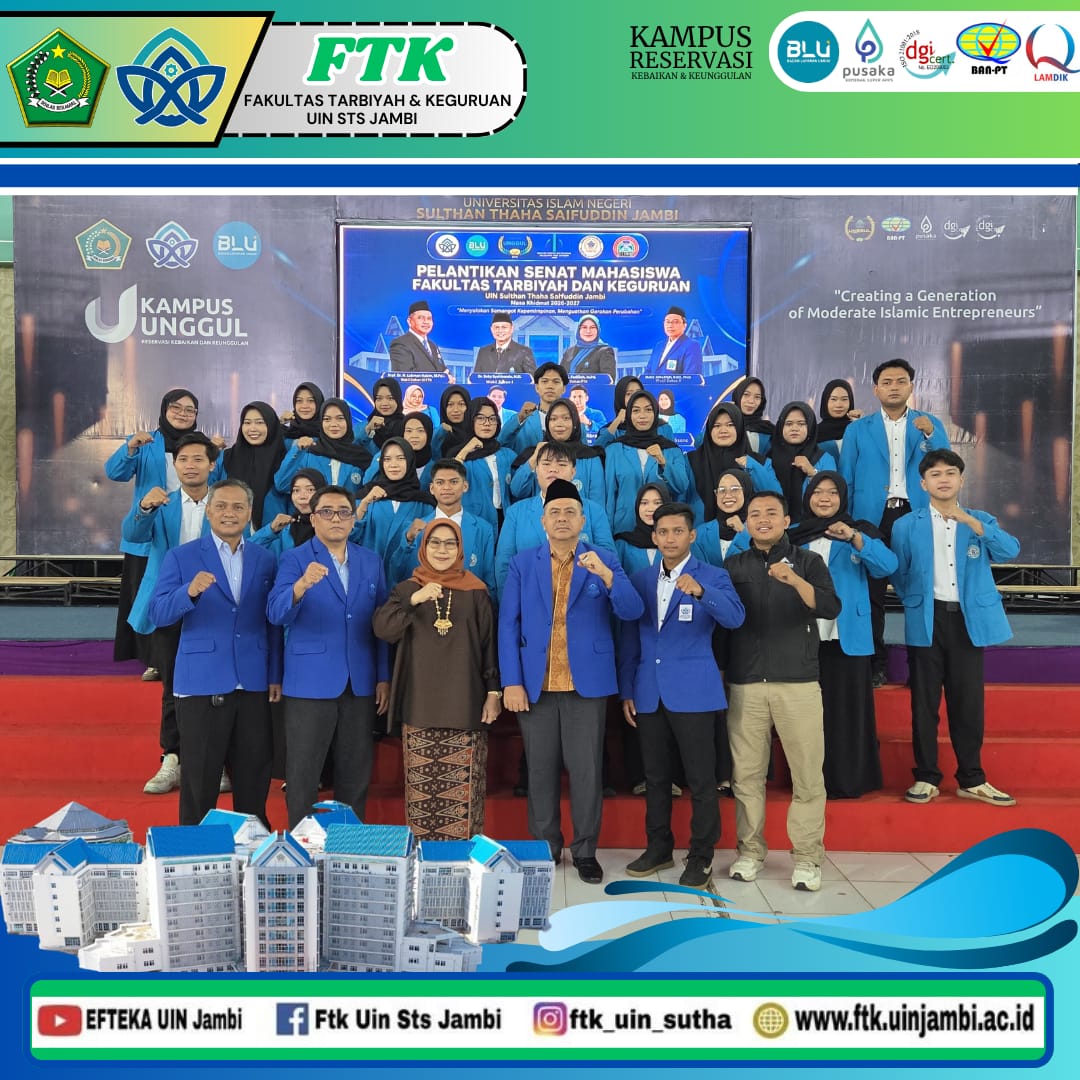 Dekan FTK Lantik SEMA FTK Periode 2026-2027, Tekankan Kepemimpinan Berintegritas
