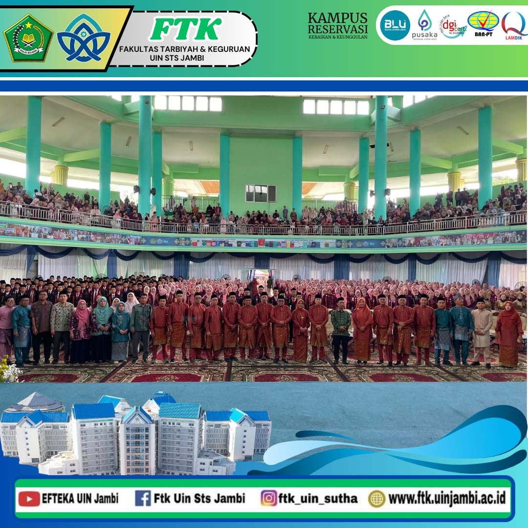 FTK Gelar Pengukuhan 986 Guru Profesional pada Yudisium Ke-IX PPG Daljab Batch 4